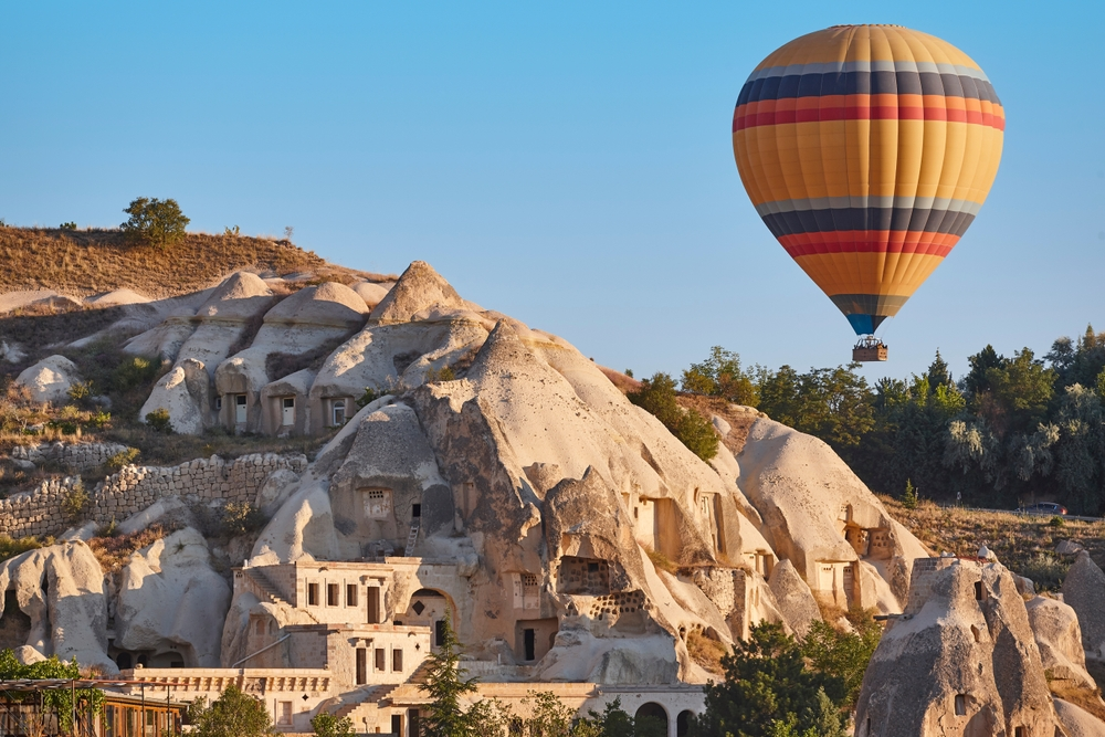 Cappadocia, black and white